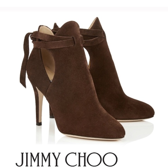 Jimmy Choo Shoes - Jimmy Choo Suede Shoe Bootie, Marina 90 Cruise ‘16